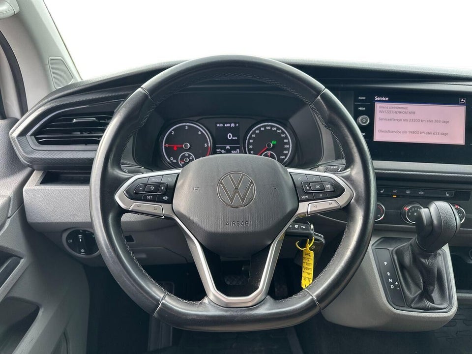 VW Transporter 2,0 TDi 150 Kassevogn DSG lang