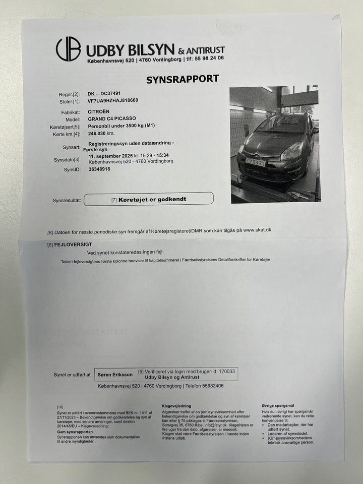 Citroën Grand C4 Picasso 1,6 e-HDi 112 Exclusive E6G 7prs 5d