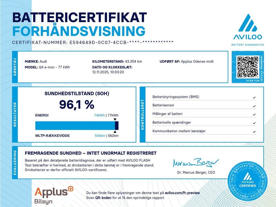 Audi Q4 e-tron 40 Advanced Sportback 5d