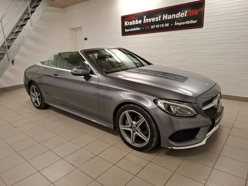 Mercedes C200 1,5 AMG Line Cabriolet aut. 2d