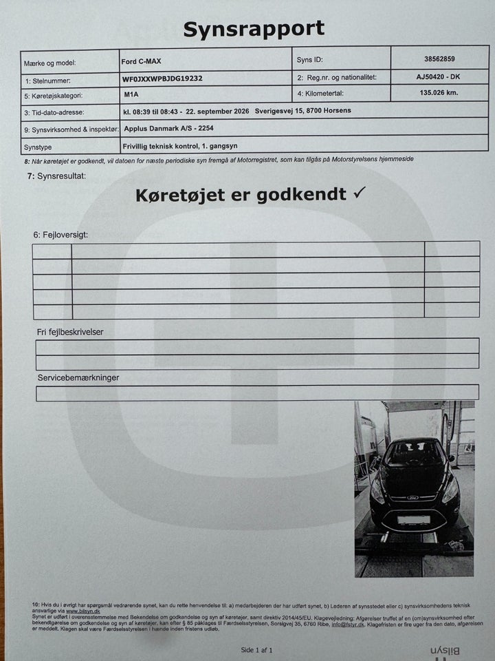 Ford C-MAX 1,0 SCTi 125 Titanium 5d