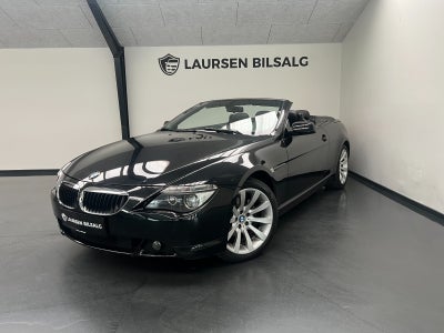 Annonce: BMW 630i 3,0 Cabriolet Steptr. - Pris 199.900 kr.