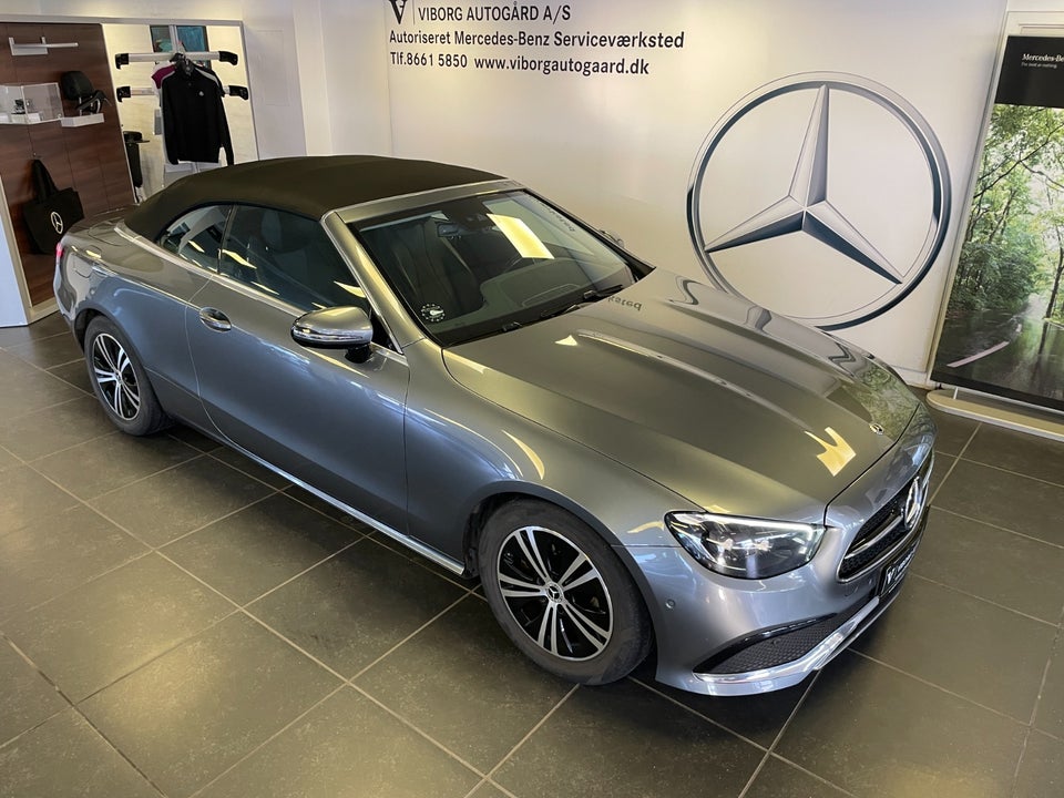 Mercedes E220 d 2,0 Cabriolet aut. 2d
