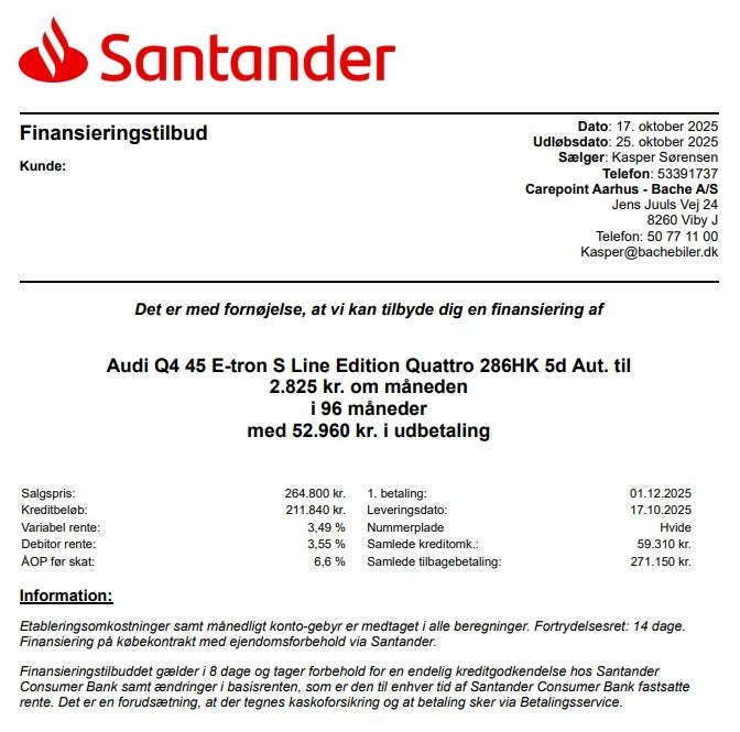 Audi Q4 e-tron 45 edition S-line 5d