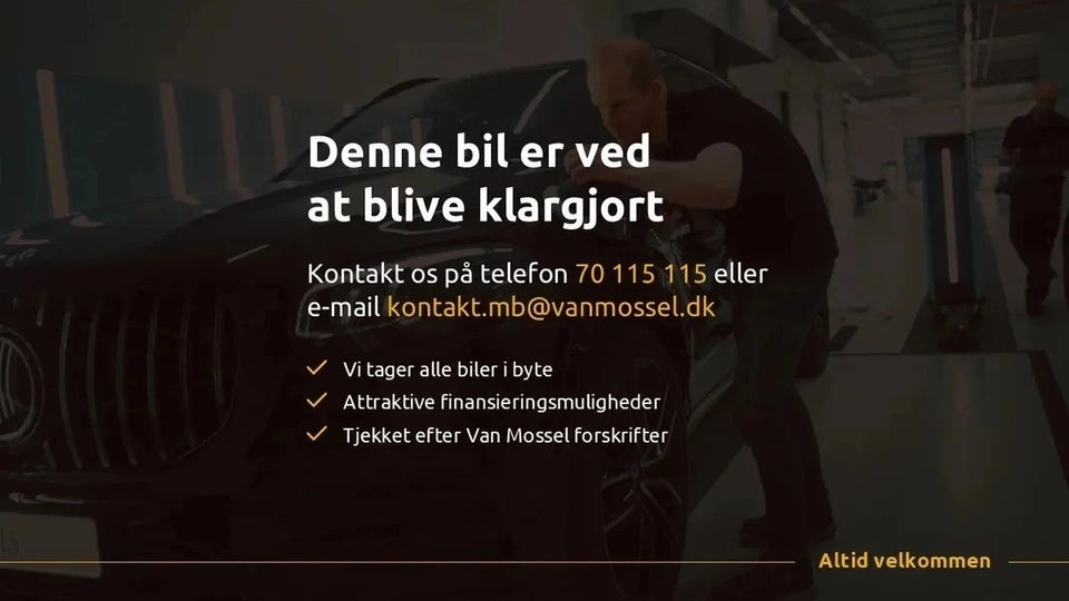 Mercedes Vito 119 2,0 CDi A3 Kassevogn SELECT aut. RWD