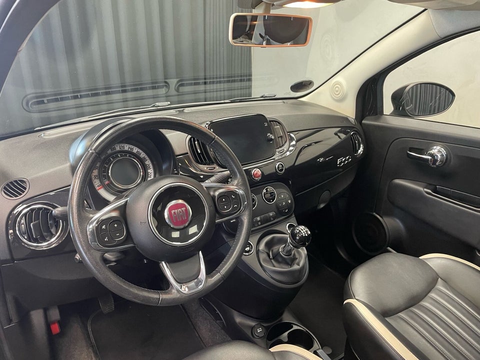 Fiat 500 1,2 Black 3d
