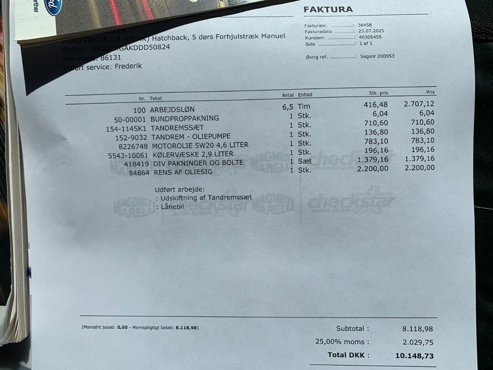 Ford Fiesta 1,0 65 Trend 5d