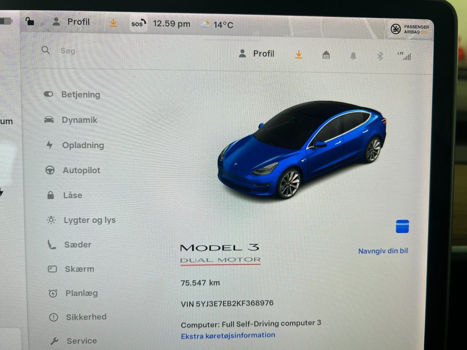 Tesla Model 3 Performance AWD 4d