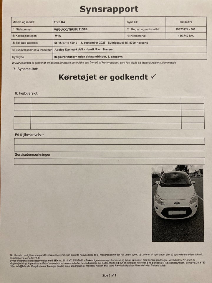 Ford Ka 1,2 Trend 3d