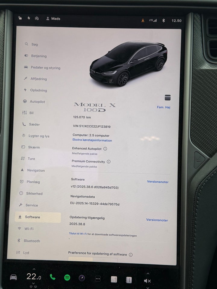 Tesla Model X 100D 6prs 5d