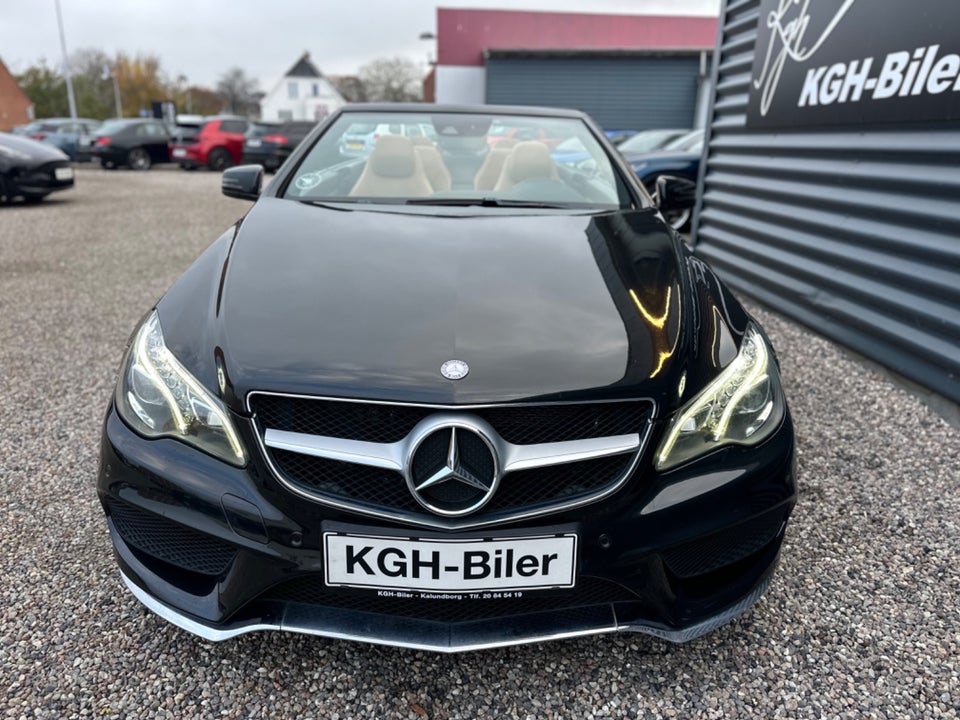 Mercedes E350 3,0 BlueTEC AMG Line Cabriolet aut. 2d