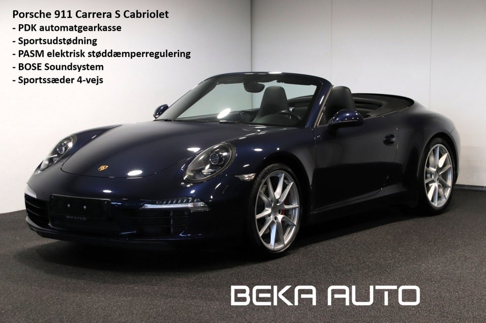 Porsche 911 Carrera S 3,8 Cabriolet PDK 2d