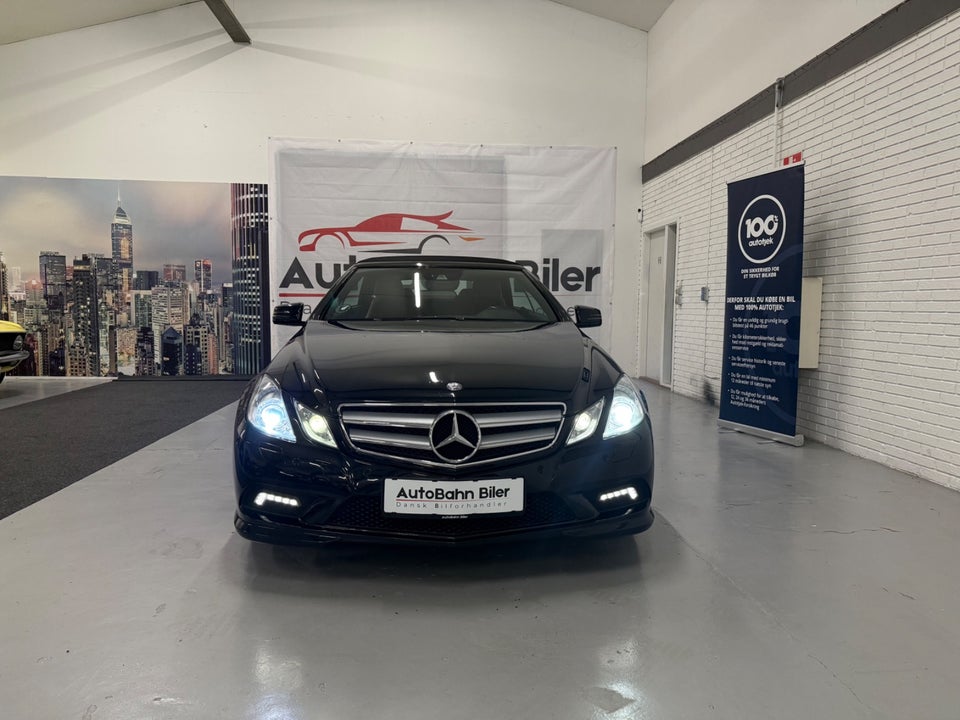Mercedes E350 3,5 CGi AMG Line Cabriolet aut. BE 2d