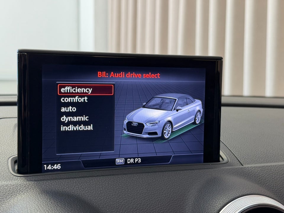 Audi A3 2,0 TFSi 190 Sport Cabriolet S-tr. 2d