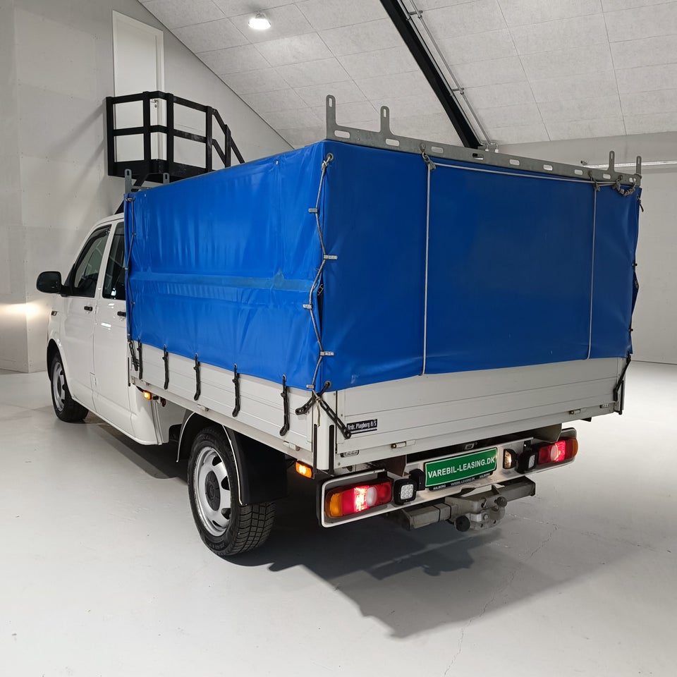 VW Transporter 2,0 TDi 150 Mandskabsvogn m/lad 4d