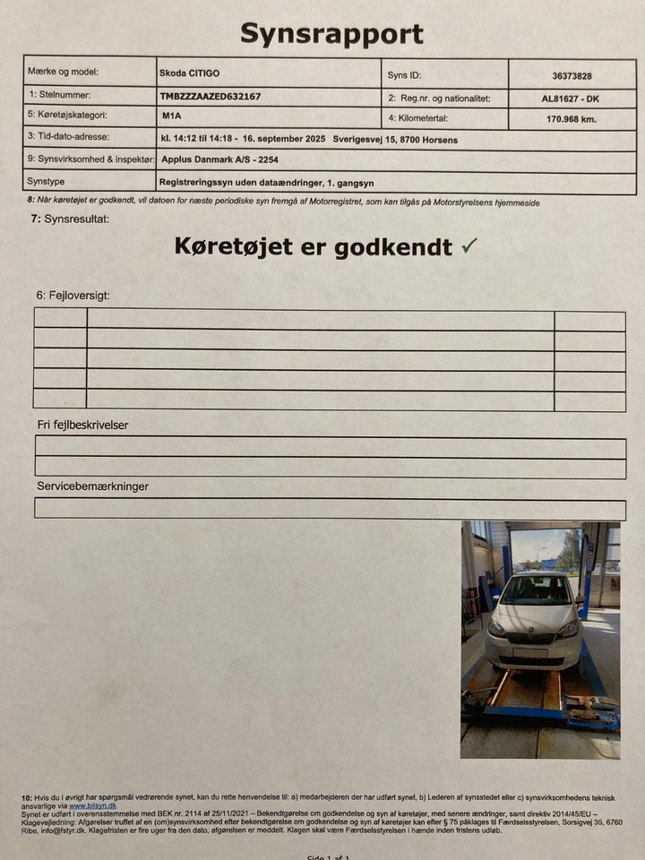 Skoda Citigo 1,0 60 Active GreenTec 5d