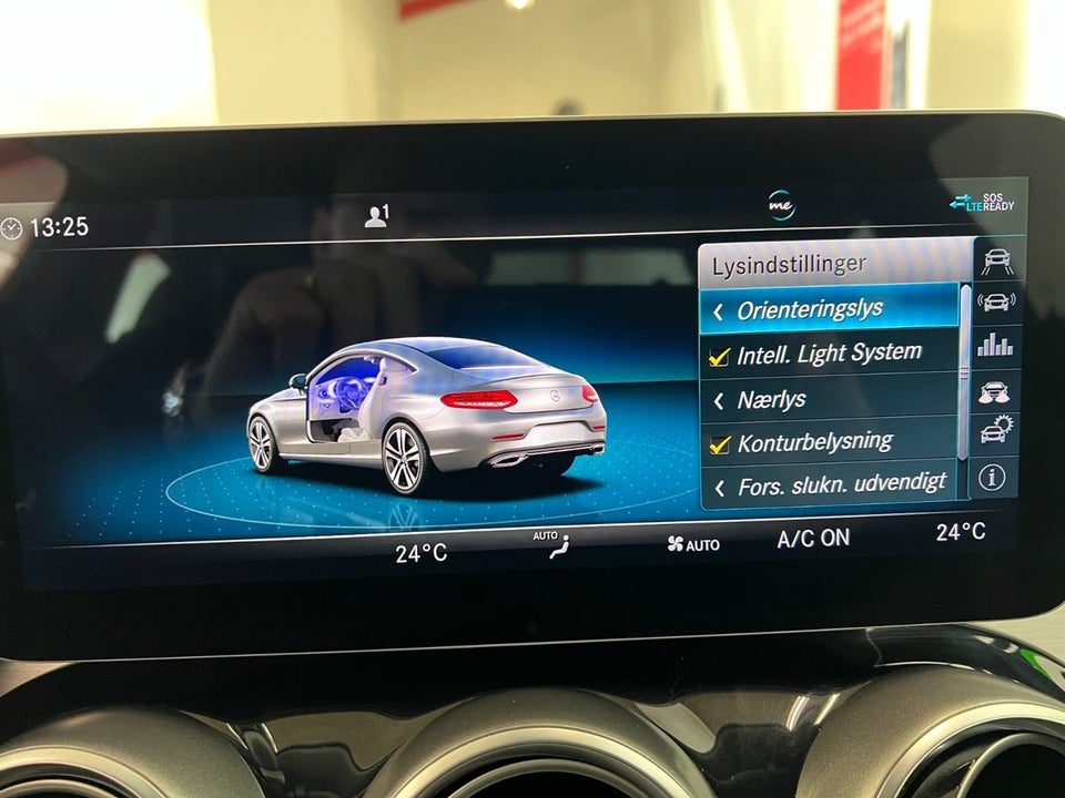 Mercedes C220 d 2,0 Advantage AMG Coupé aut. 2d