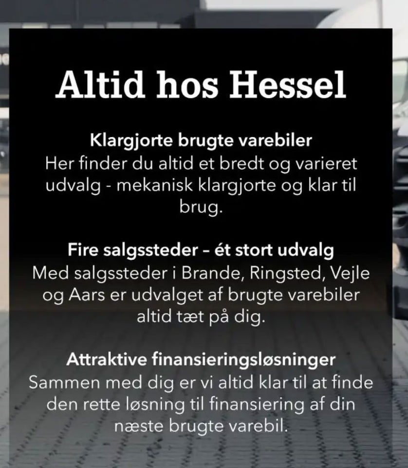 Mercedes Sprinter 317 2,0 CDi A2 Kassevogn PRO aut. RWD