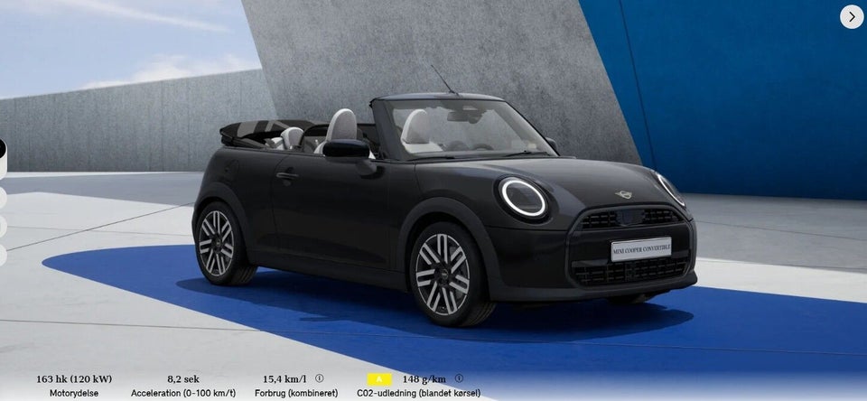 MINI Cooper C 1,5 Cabriolet aut. 2d