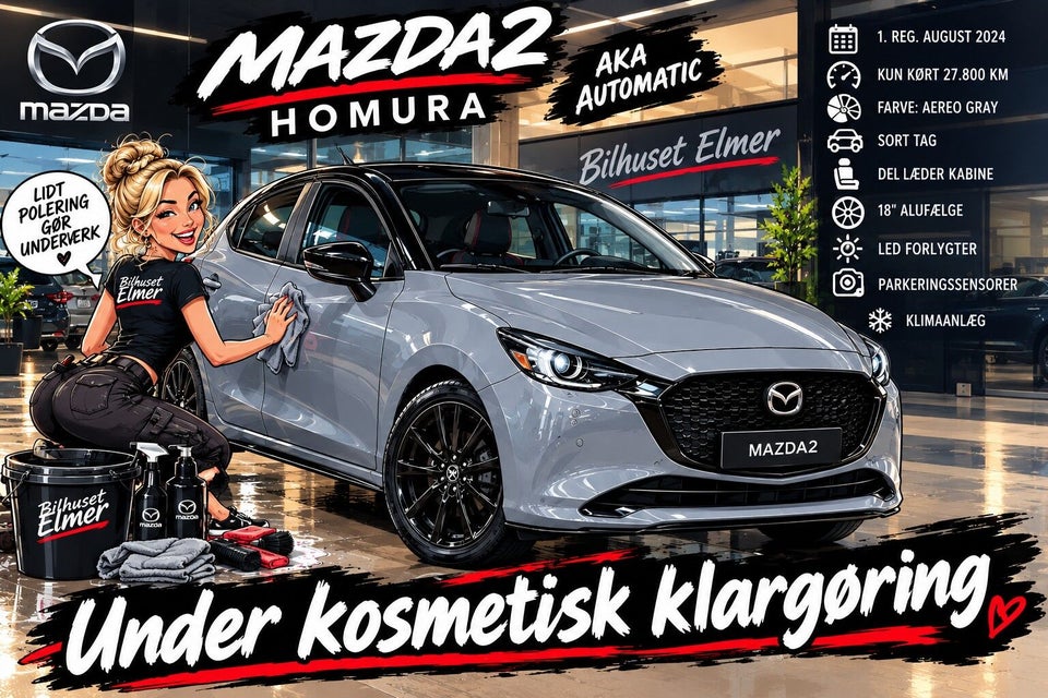 Mazda 2 1,5 SkyActive-G Homura Aka aut. 5d