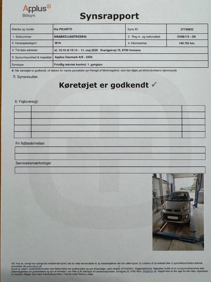 Kia Picanto 1,0 Limited Sport 5d