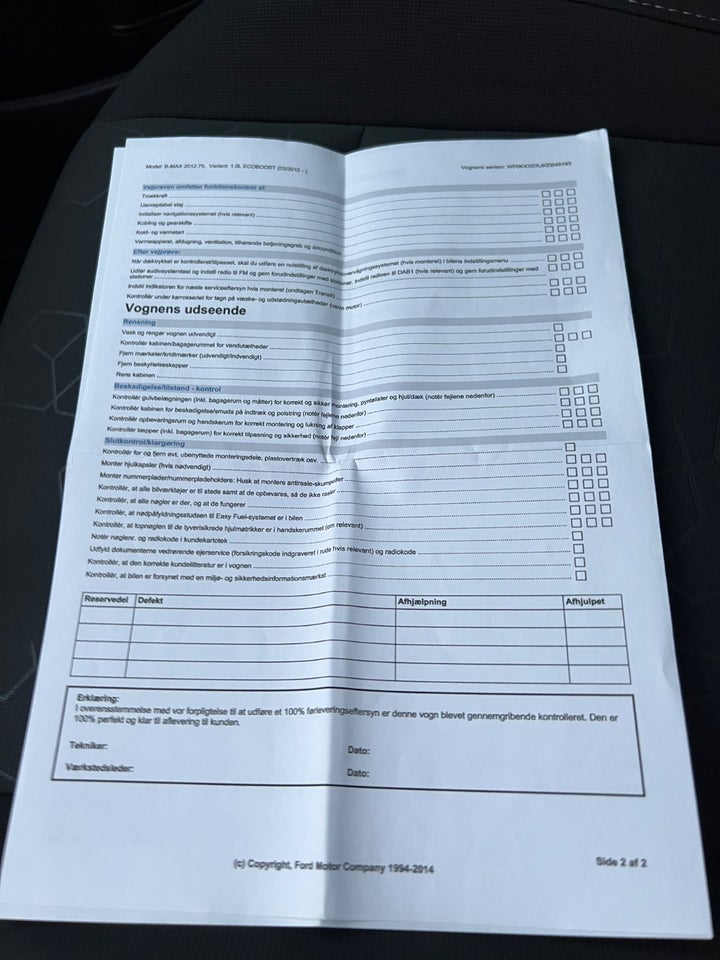 Ford B-MAX 1,0 SCTi 100 Trend Van 5d