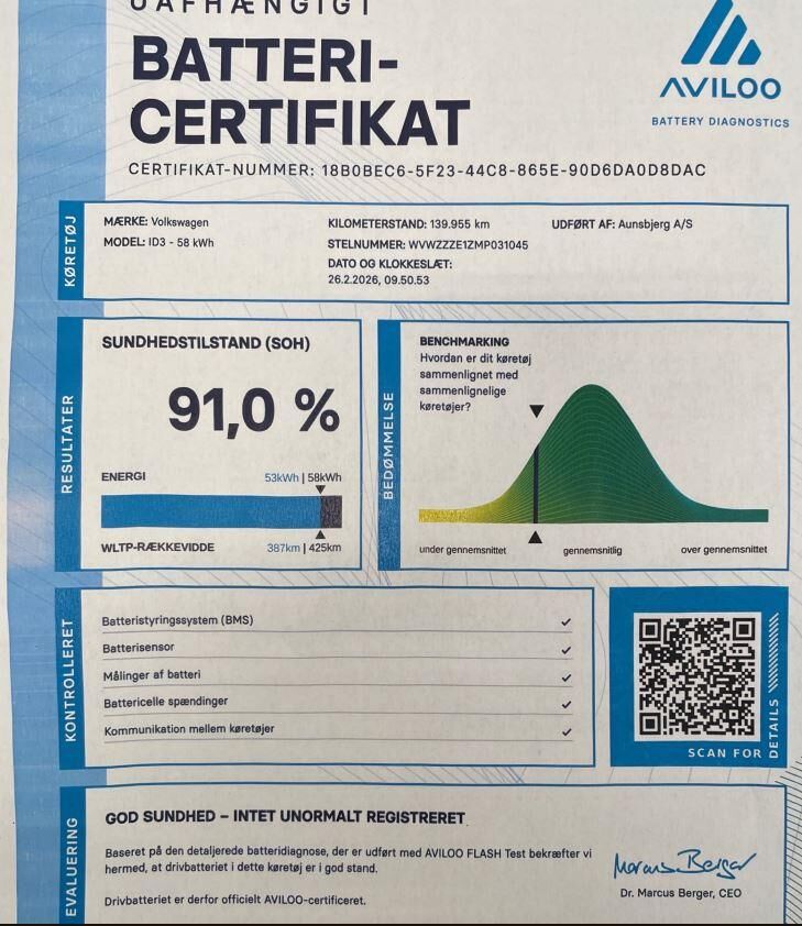 VW ID.3 58 Pro Performance Tech 5d