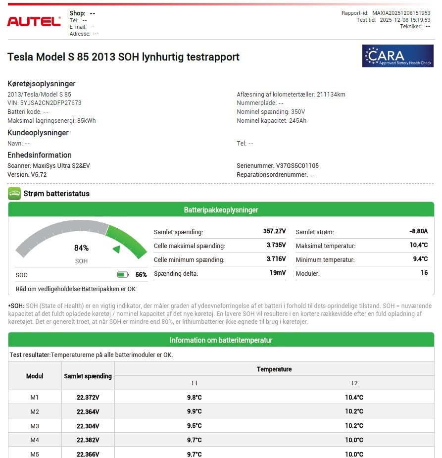 Tesla Model S 85 7prs 5d