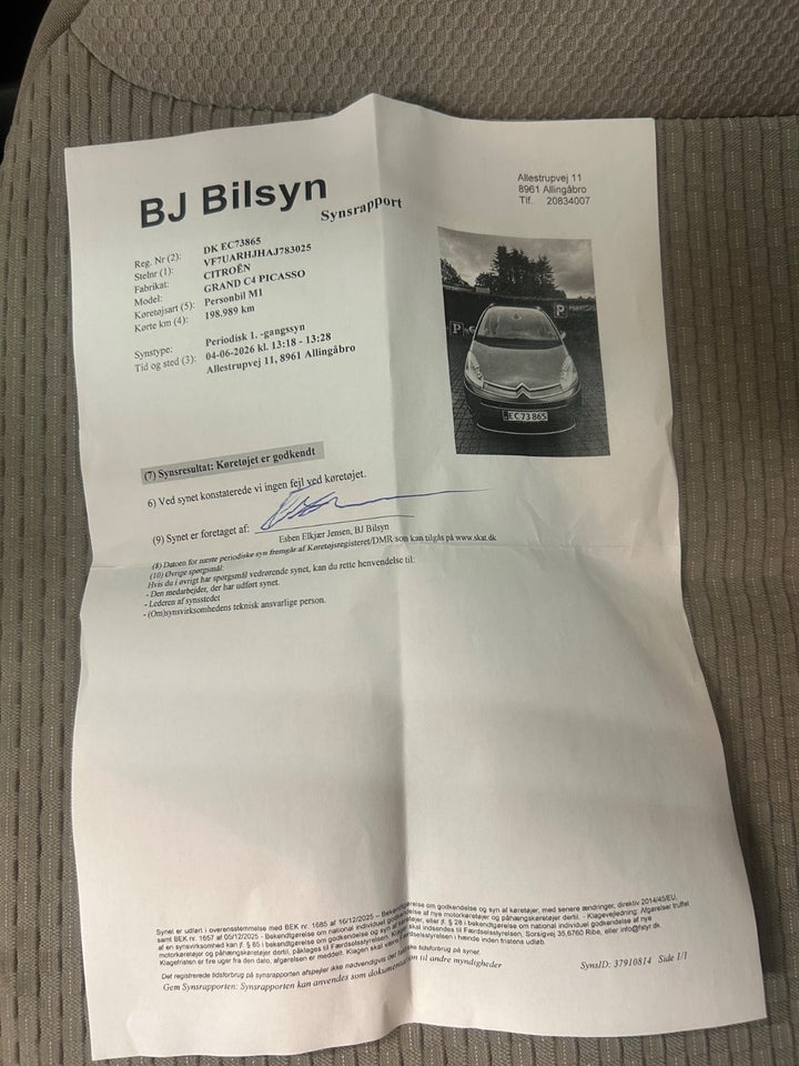Citroën Grand C4 Picasso 2,0 HDi 138 VTR E6G 7prs 5d