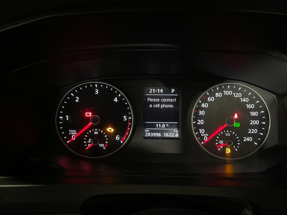 VW Transporter 2,0 TDi 150 Kassevogn DSG lang