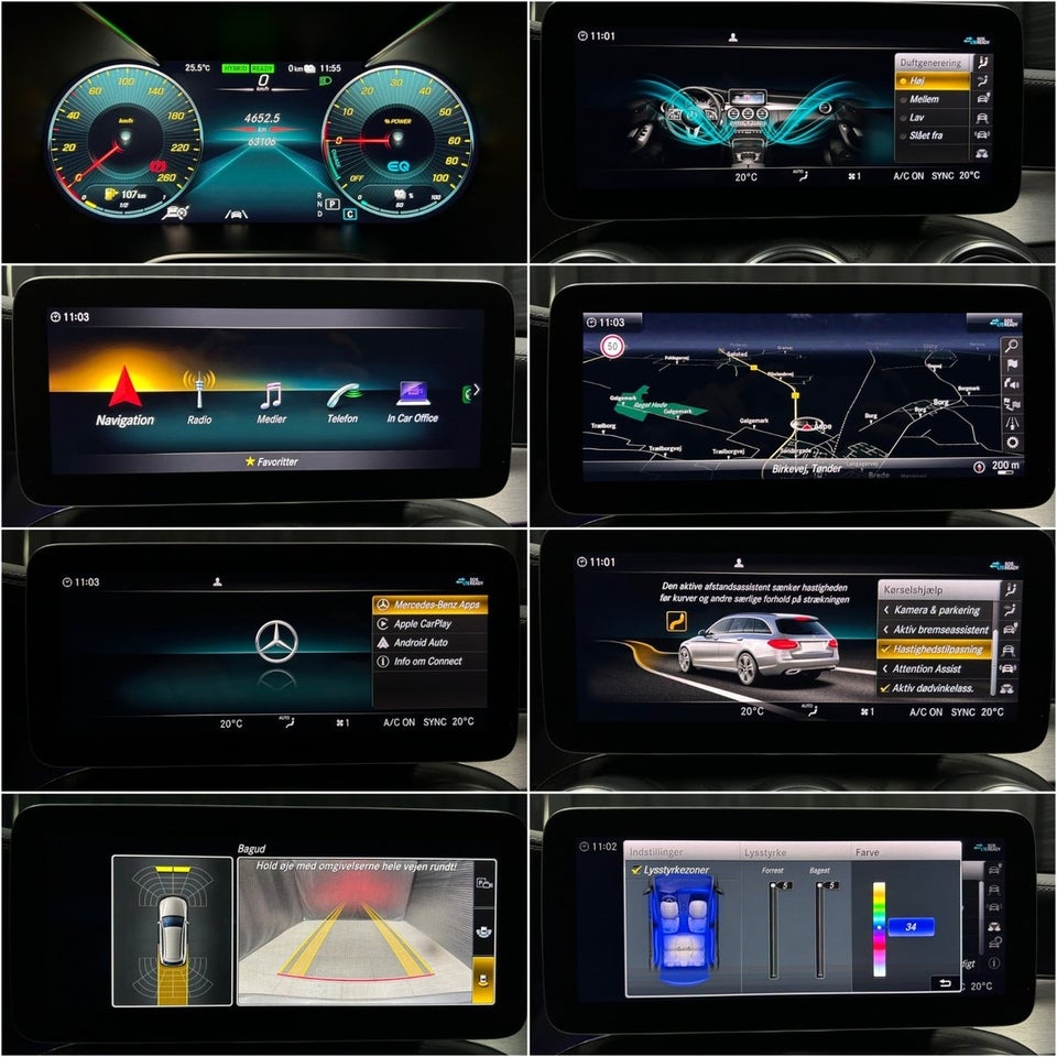 Mercedes C300 de 2,0 AMG Line Night Edition stc. aut. 5d