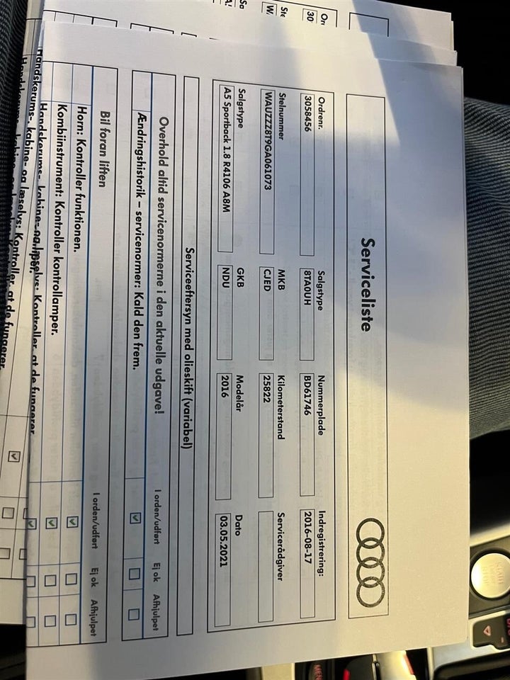 Audi A5 1,8 TFSi 144 S-line Sportback Multitr. 5d