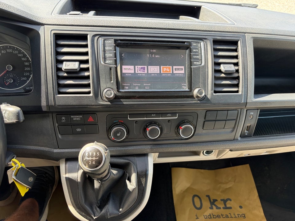 VW Transporter 2,0 TDi 102 Kassevogn lang 2d