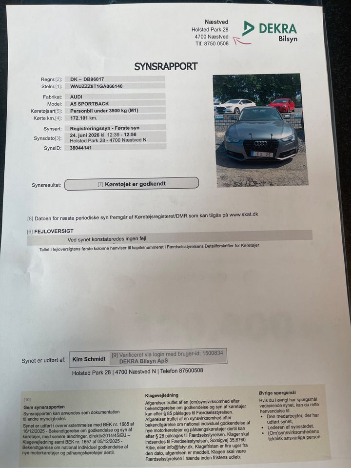 Audi A5 1,8 TFSi 144 S-line Sportback Multitr. 5d