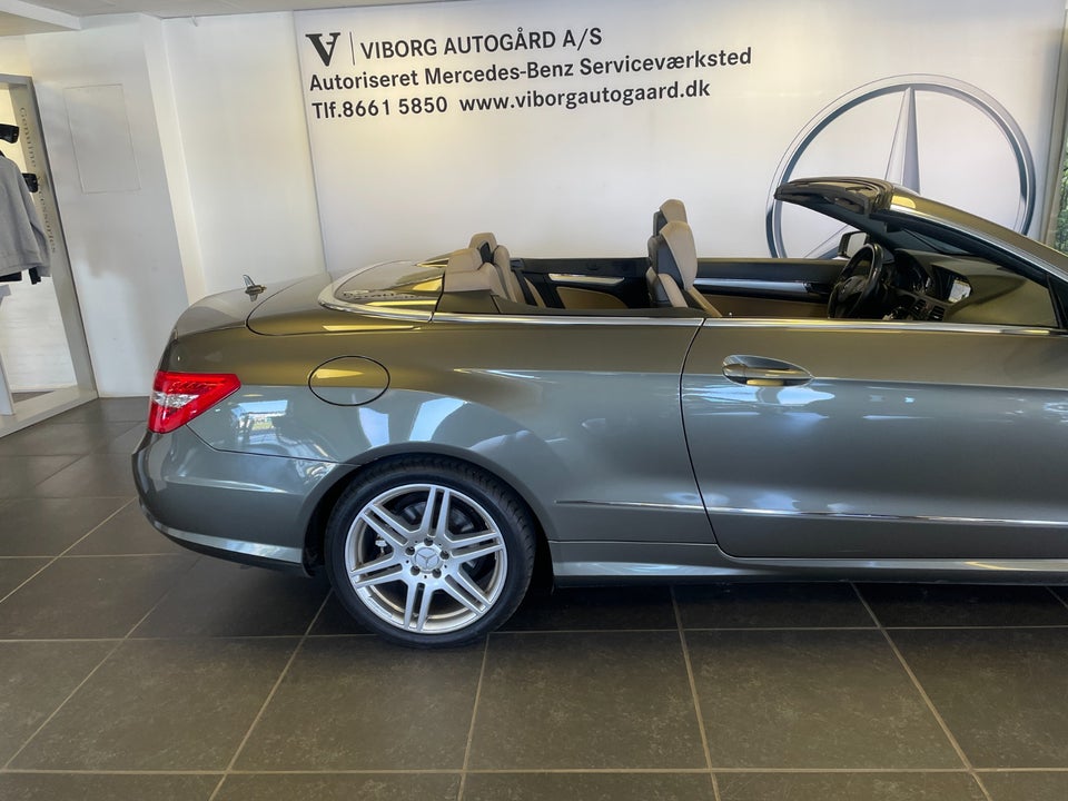 Mercedes E350 3,5 CGi AMG Line Cabriolet aut. BE 2d