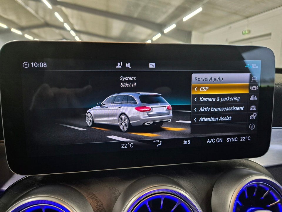 Mercedes C220 d 2,0 AMG Line stc. aut. 5d