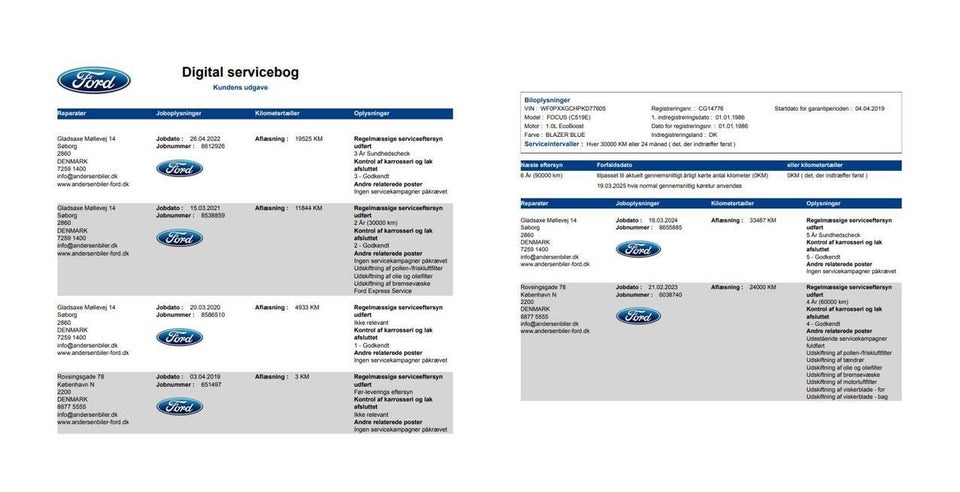 Ford Focus 1,0 EcoBoost Titanium stc. 5d