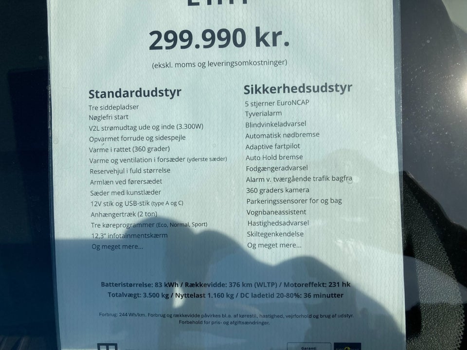 Farizon SV 83 L1H1 Standard