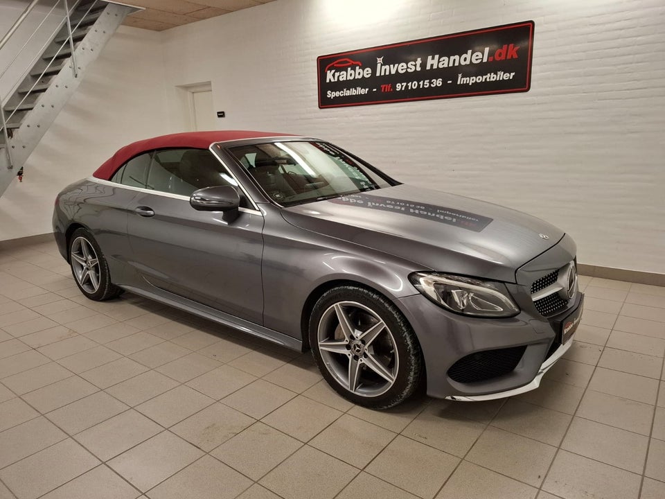 Mercedes C200 1,5 AMG Line Cabriolet aut. 2d