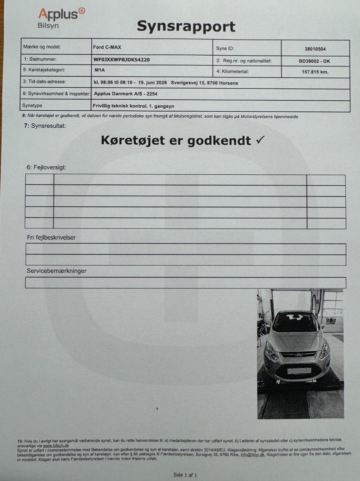 Ford C-MAX 1,0 SCTi 125 Titanium 5d