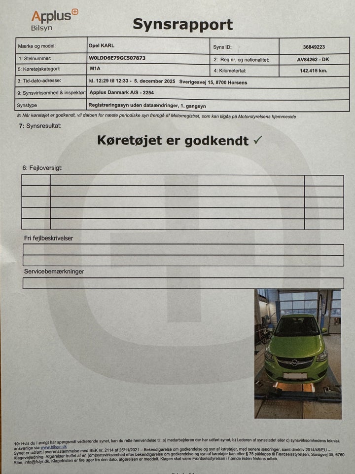 Opel Karl 1,0 Enjoy 5d