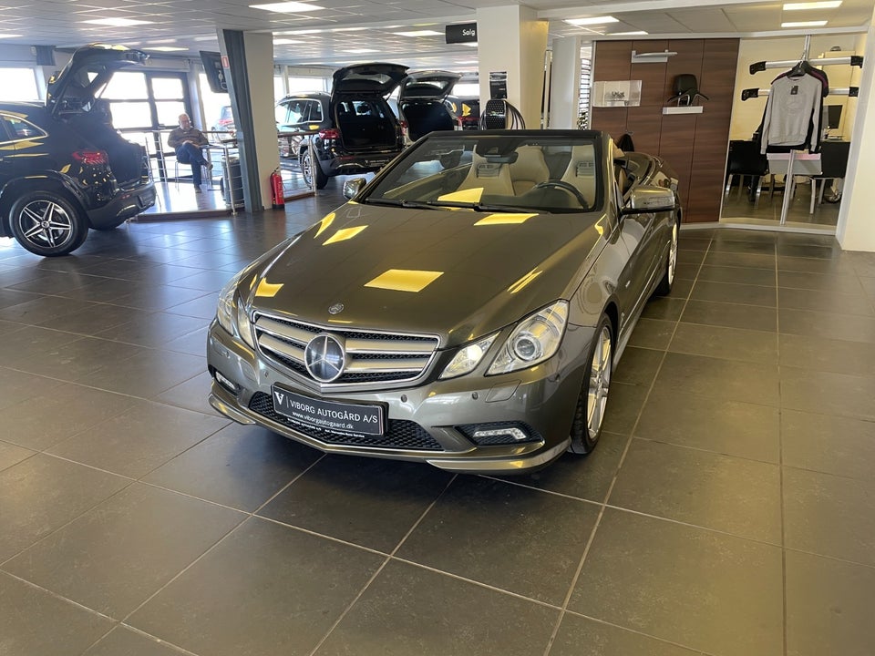 Mercedes E350 3,5 CGi AMG Line Cabriolet aut. BE 2d