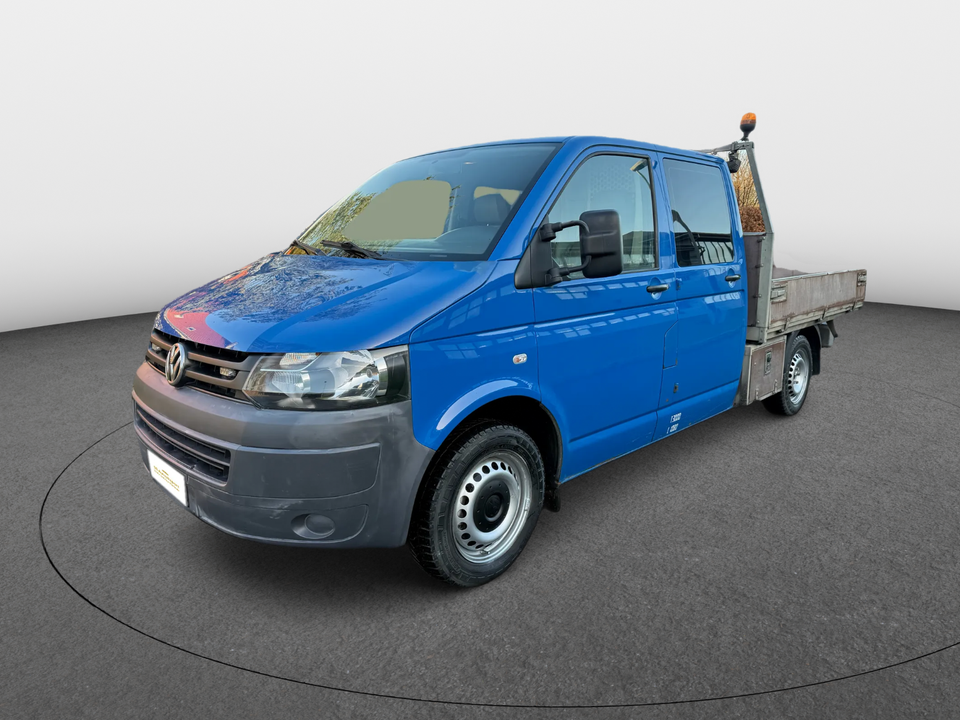 VW Transporter 2,0 TDi 140 Mandskabsvogn m/lad 4d