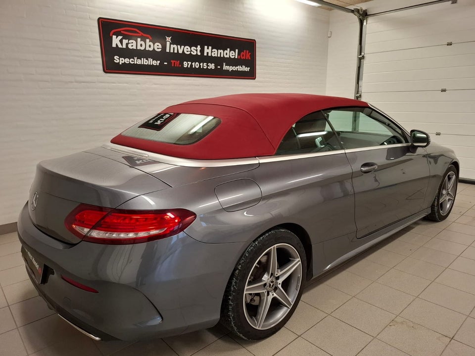 Mercedes C200 1,5 AMG Line Cabriolet aut. 2d