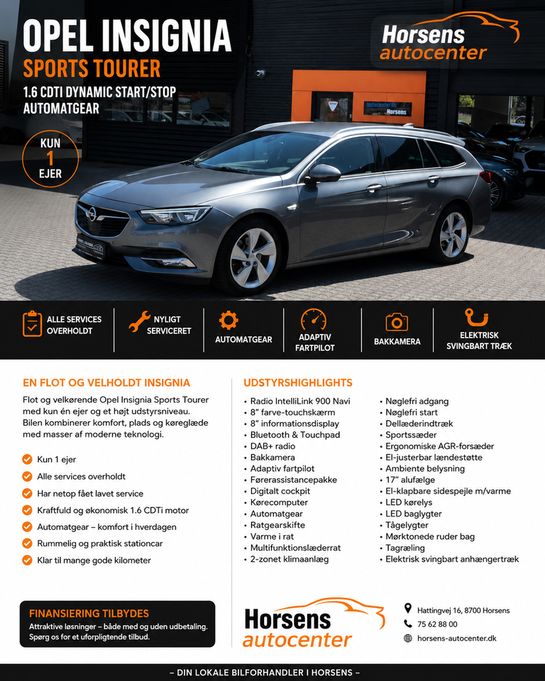 Opel Insignia 2,0 CDTi 170 Dynamic Sports Tourer aut. 5d