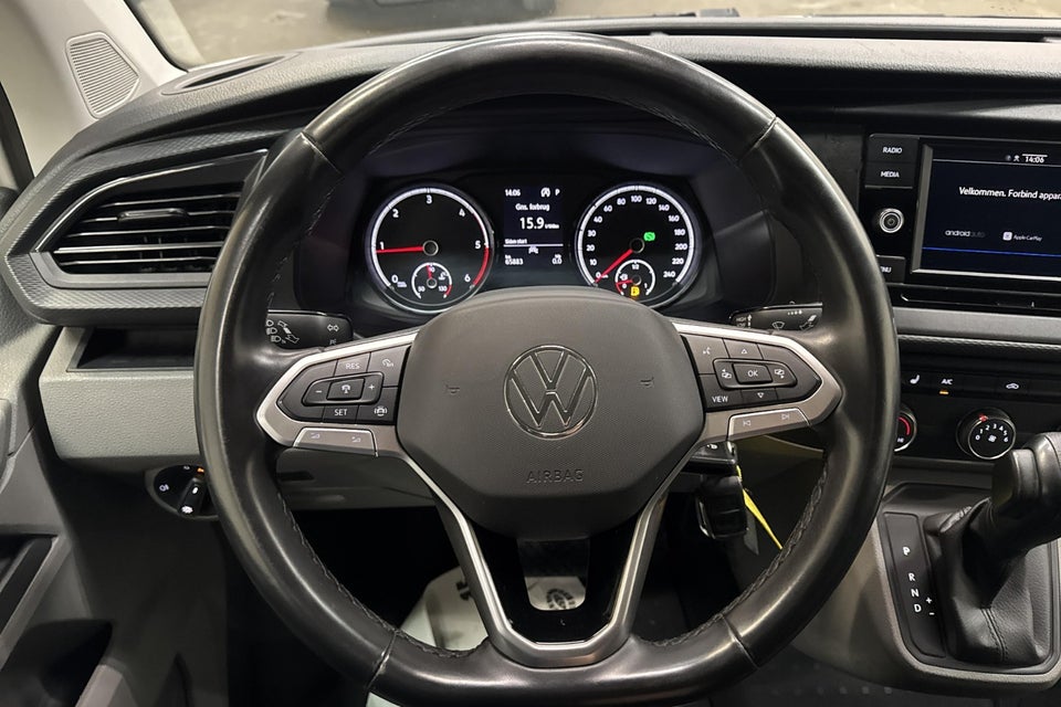 VW Transporter 2,0 TDi 150 Kassevogn DSG lang