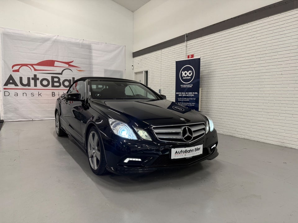 Mercedes E350 3,5 CGi AMG Line Cabriolet aut. BE 2d