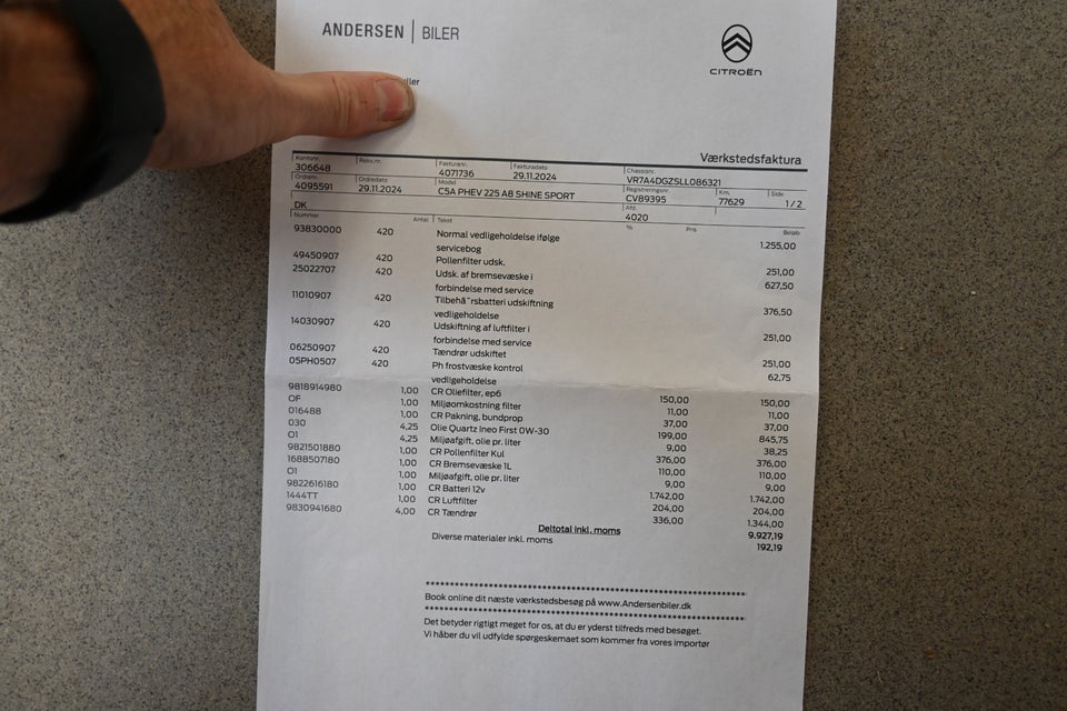 Citroën C5 Aircross 1,6 Hybrid Shine Sport EAT8 5d