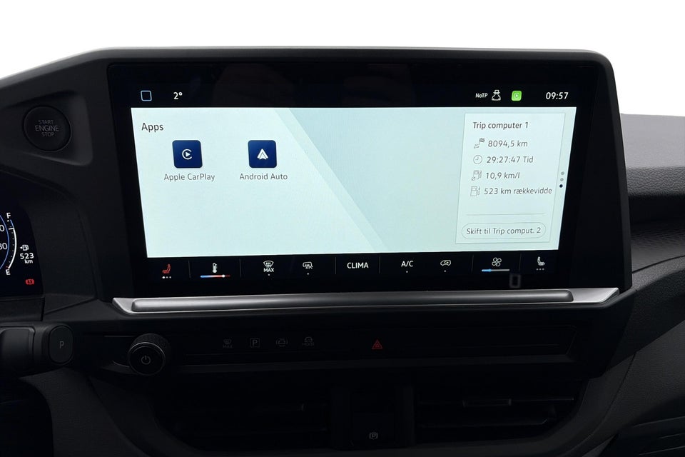 VW Transporter 2,0 TDi 150 Comfort Kassevogn aut. SWB