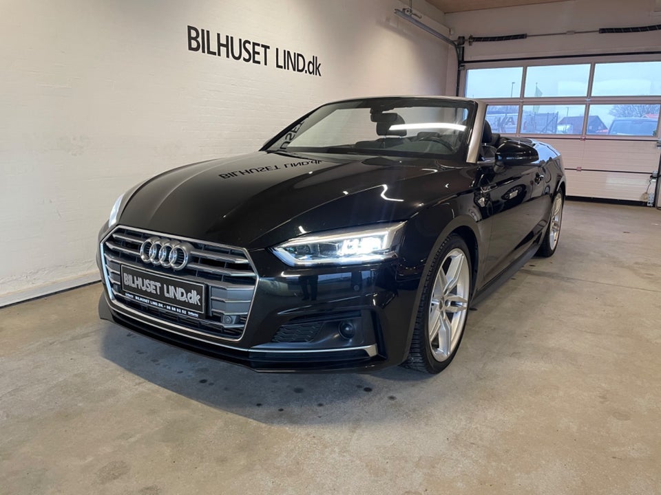 Audi A5 2,0 TFSi 190 S-line Cabriolet S-tr. 2d